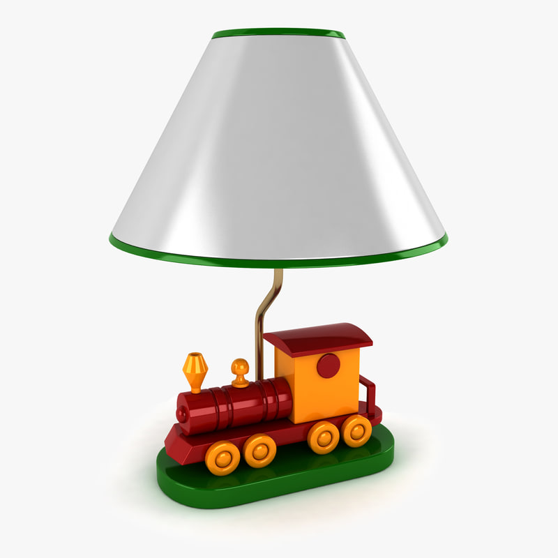3ds Max Train Lamp, Train Lamp Shade