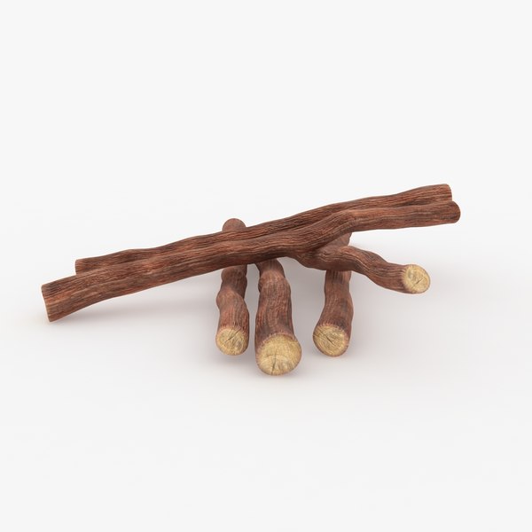 licorice roots 3d model