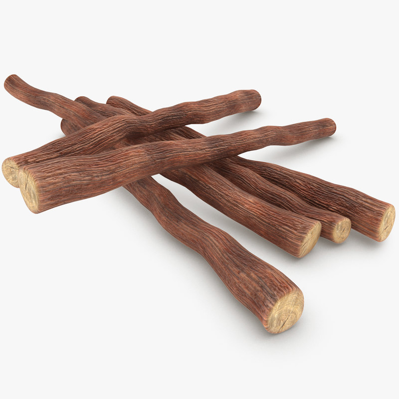 licorice roots 3d model