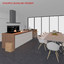 modern kitchen interior 3d 3ds