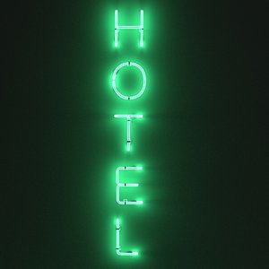 3d 3ds hotel sign
