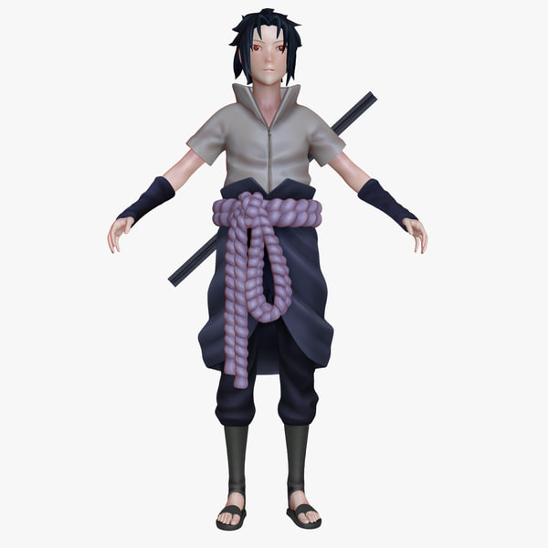 Sasuke Shippuden 3d Model