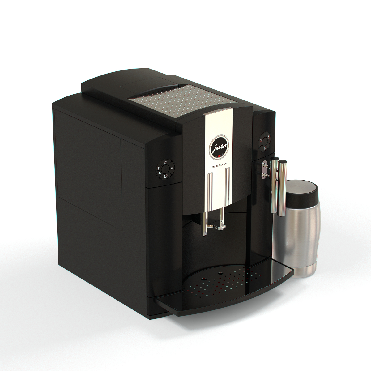 3d coffemachine jura impressa c9 model