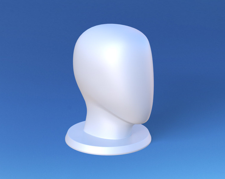 mannequin head 3d model