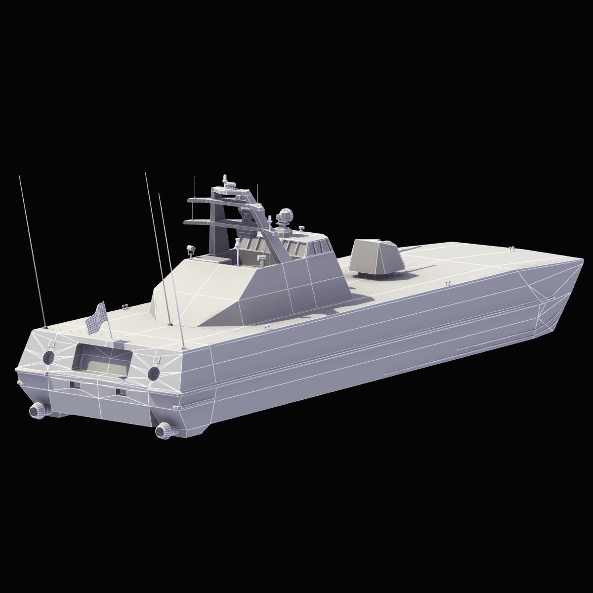 Skjold Class Corvette 3d Model