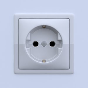 plug socket 3d model
