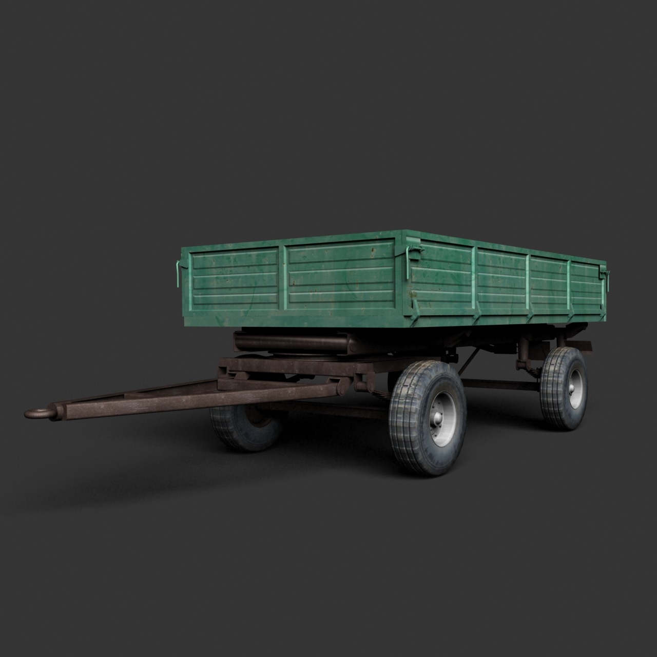 tractor trailer 3d model