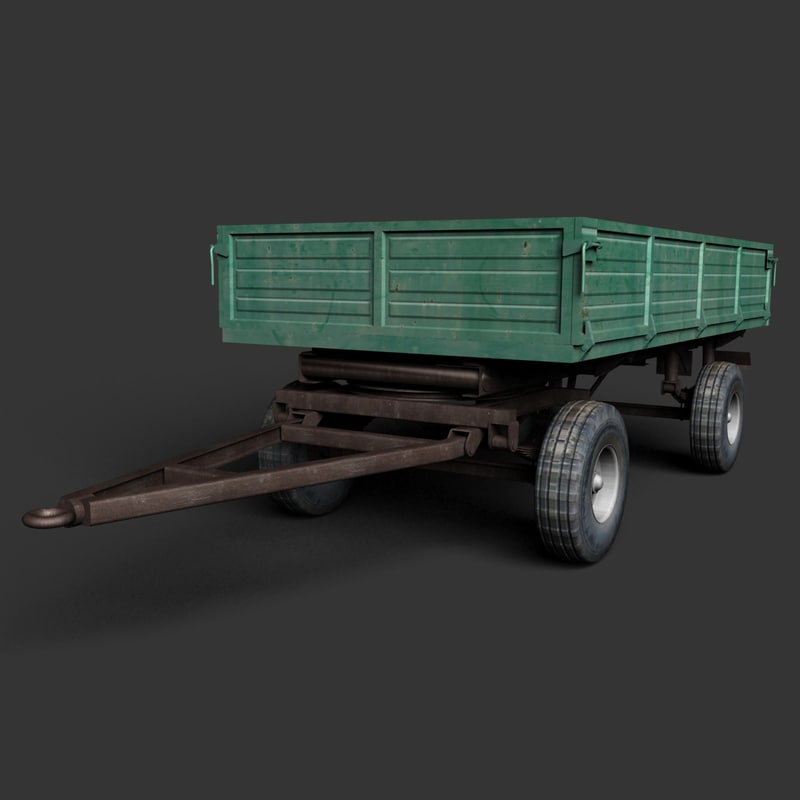 tractor trailer 3d model