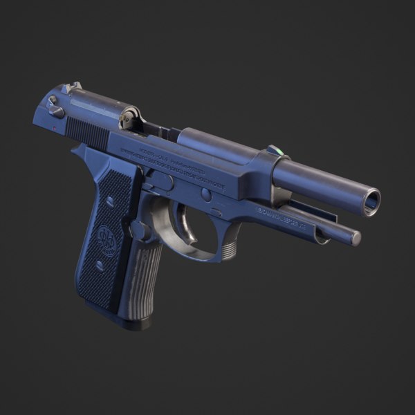 ready beretta 92fs 3d model