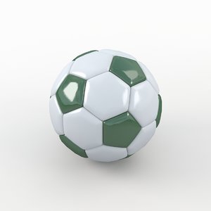 3d soccer ball model