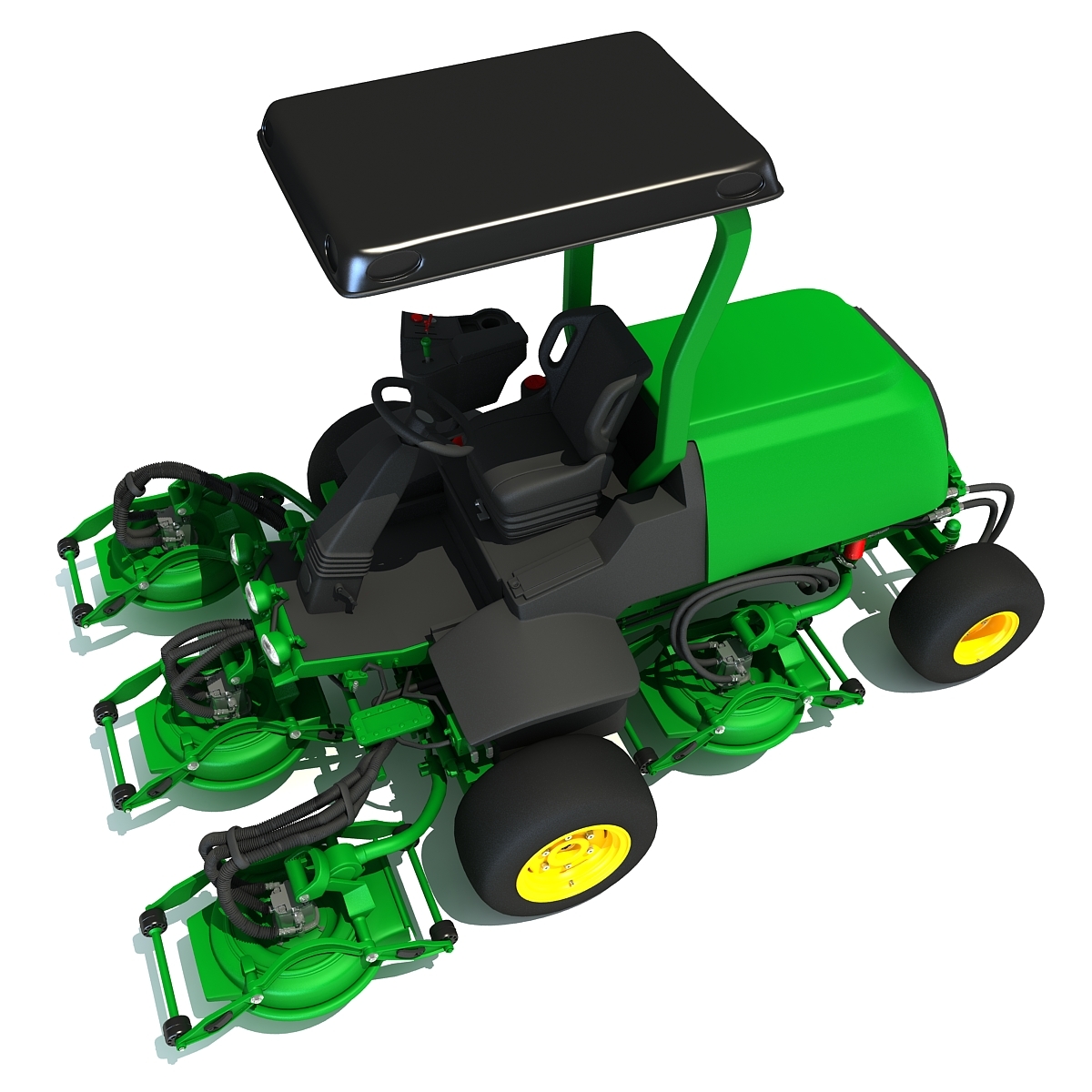 3d Lawn Mower Model