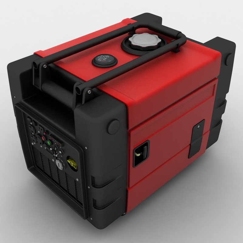 3d model portable generator