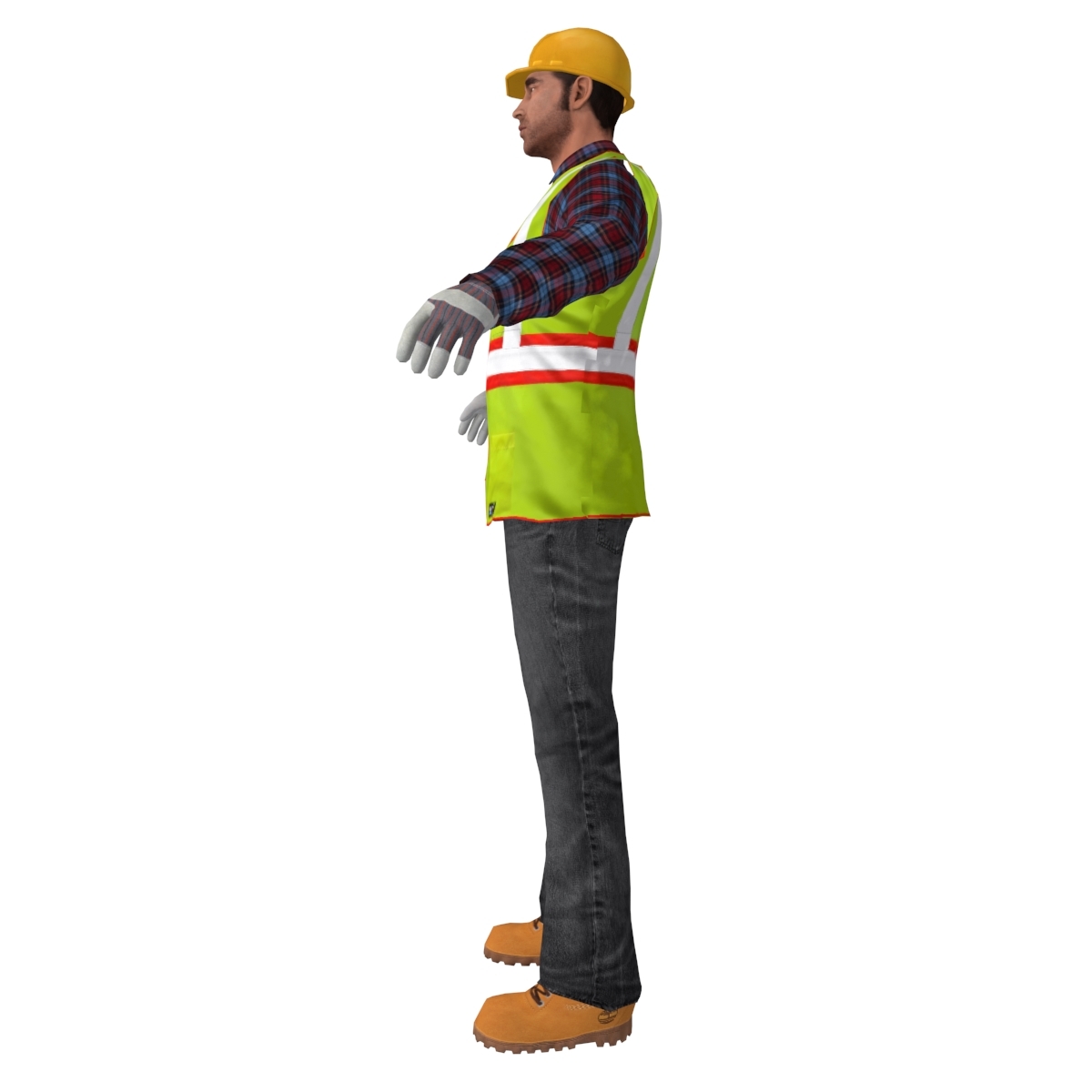 Worker Man 3d Max