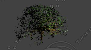 40 Trees with different color and poly