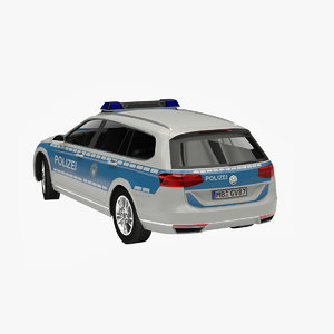 b8 polizei 3d model