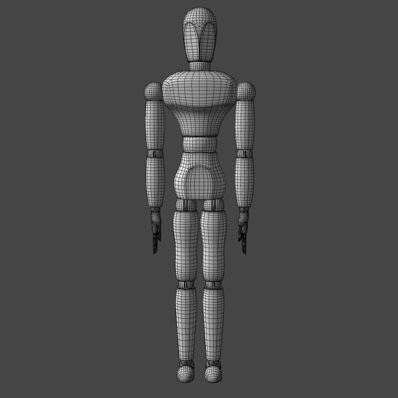 drawing mannequin 3d model