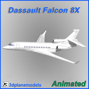 3dsmax dassault falcon 8x x