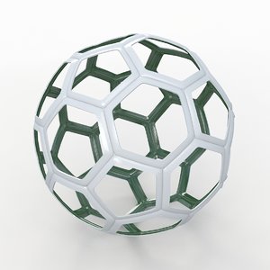 soccer ball 3d dxf