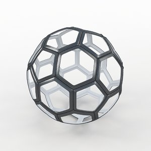 3d model of soccer ball