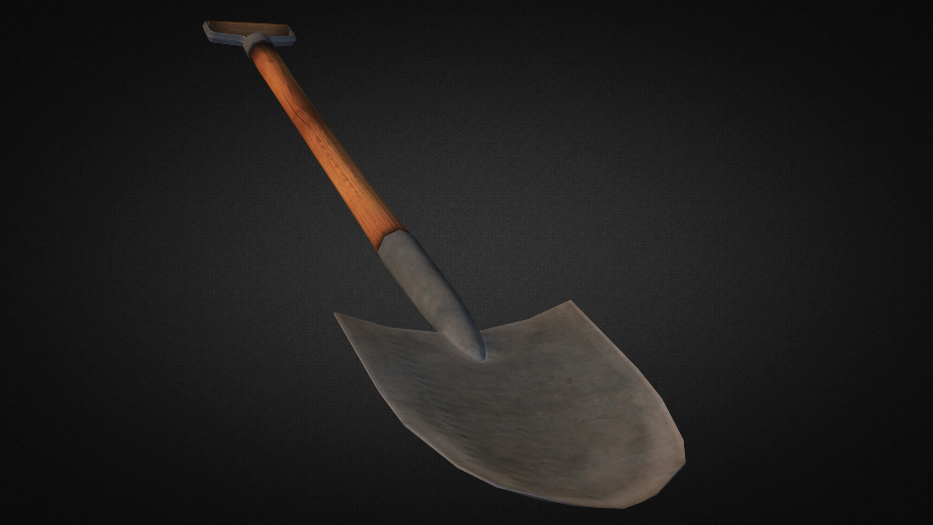 shovel tool weapon 3d model