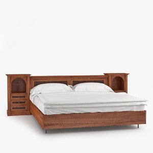 annibale colombo g1214 bed 3d model