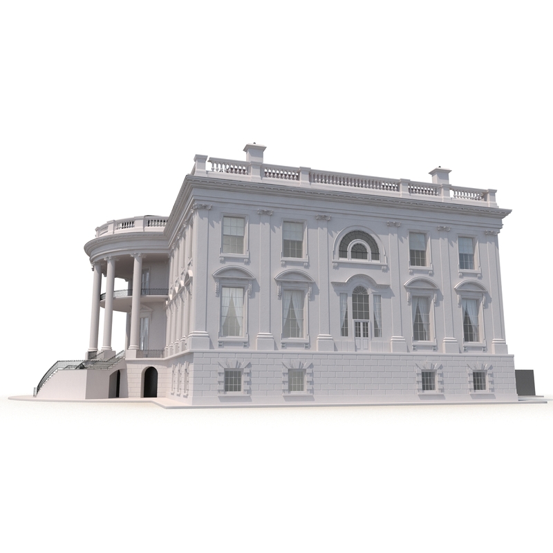 white house 3d model