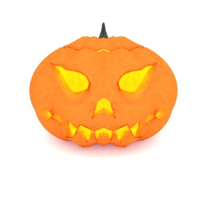 halloween pumpkin 3d model