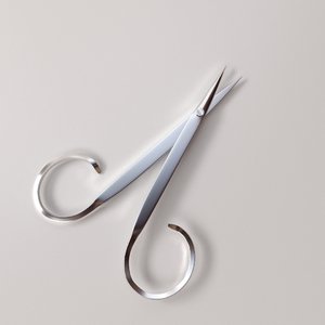 3d model cuticle scissors