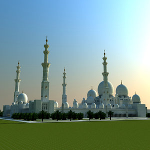 3ds sheikh zayed mosque