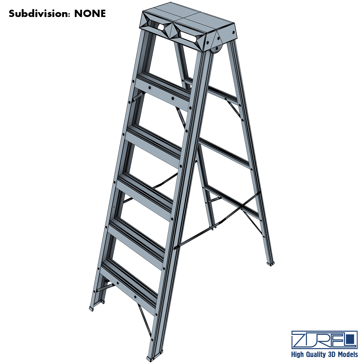 3d model ladder industry