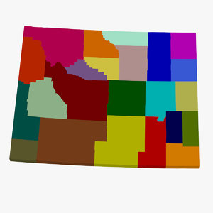 counties wyoming 3d 3ds