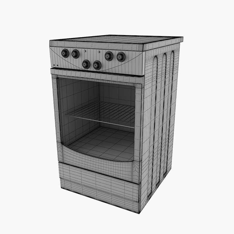 3d gorenje stove electric model