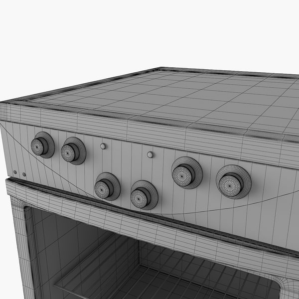 3d gorenje stove electric model