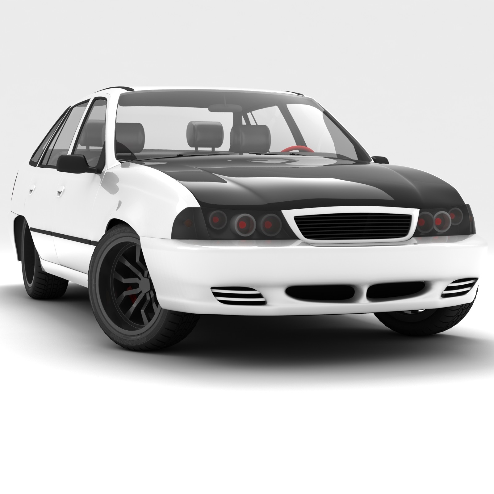 Daewoo nexia 3d model