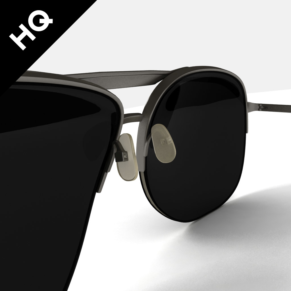Classic framed sunglasses with a bold design.