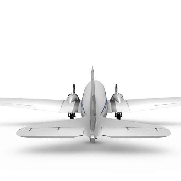 dc-3 plane 3d model