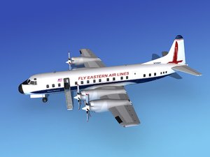 propellers l188 electra airline 3d 3ds