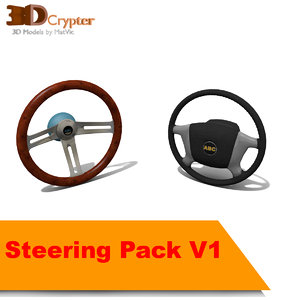 pack steerings 3d model