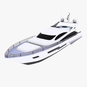 3d motor yacht