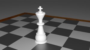 3d king piece chess