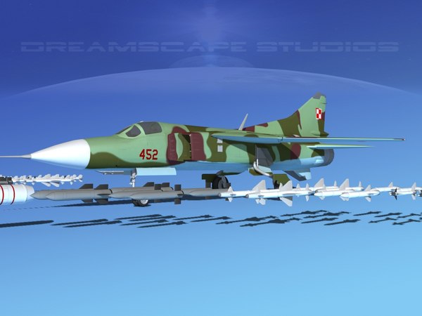 Mig 23フロガーb V16ポーランド3dモデル Turbosquid