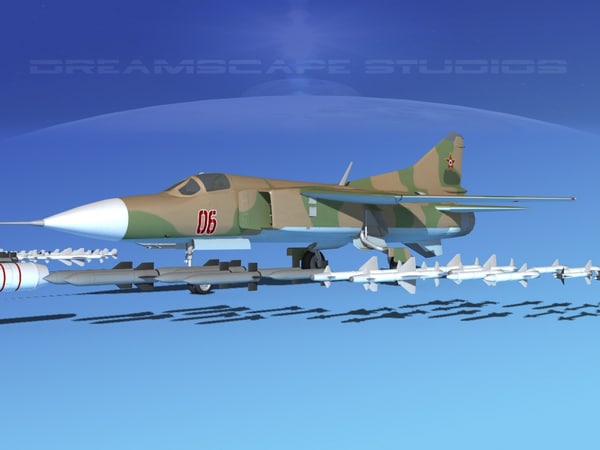 Mig 23フロガーbハンガリー3dモデル Turbosquid