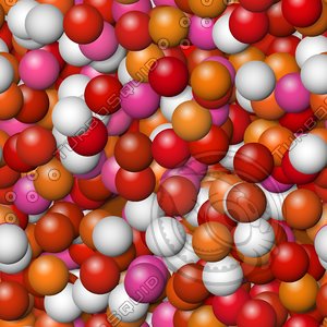 Warm color balls background