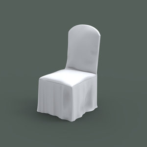 3d banquet chair model