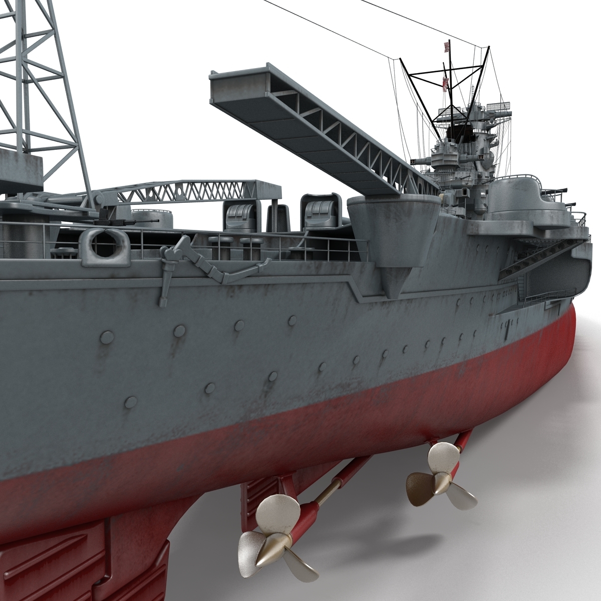 3d Japanese Battleship Yamato Model 5266