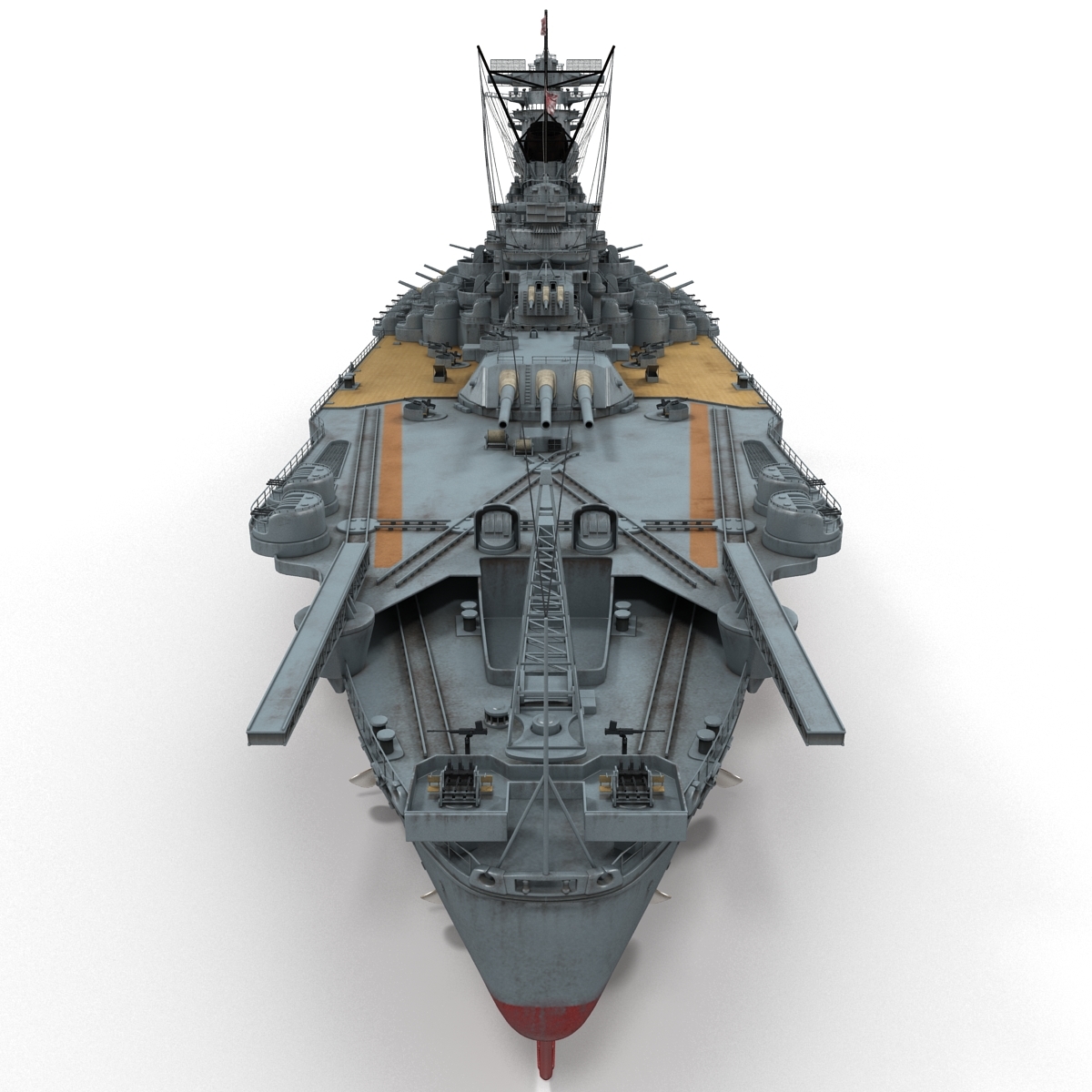 3d Japanese Battleship Yamato Model