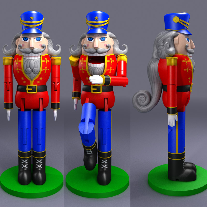 3d max nutcracker nut cracker