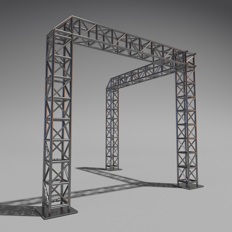 truss metal 3d model