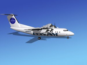max dhc-7-200 passenger freight