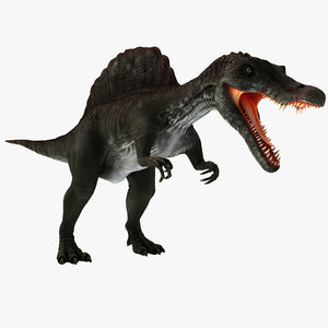 spinosaurus rigged 3d max